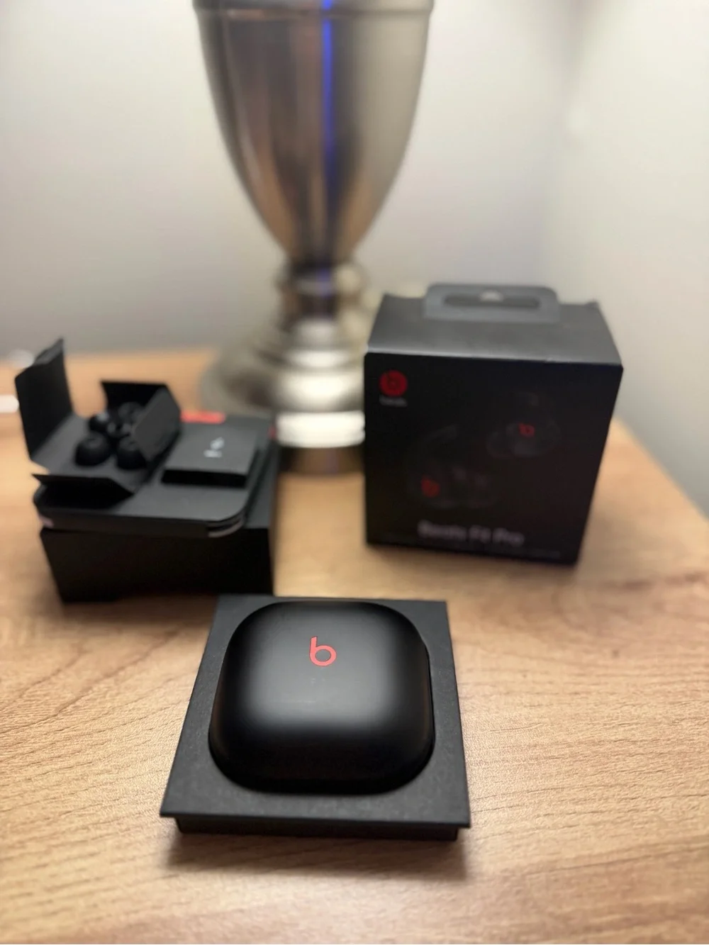 Beats by Dre Fit Pro True Wireless Earbuds — Black with Red Logo